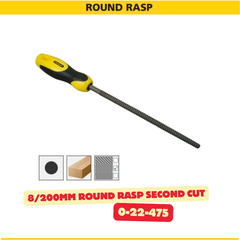 Stanley 8in/200mm Rasp Hand Filing Tool