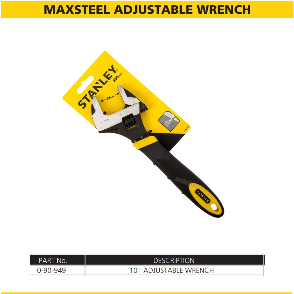 Stanley MaxSteel Adjustable Wrench