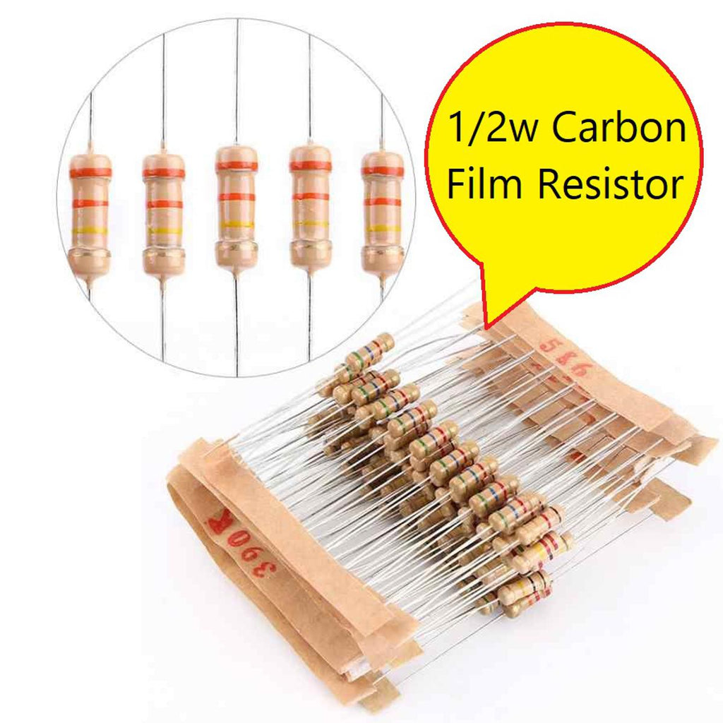 0.5-Watt DIP Resistors (Through-Hole) | ½W Carbon Film & Metal Film ...