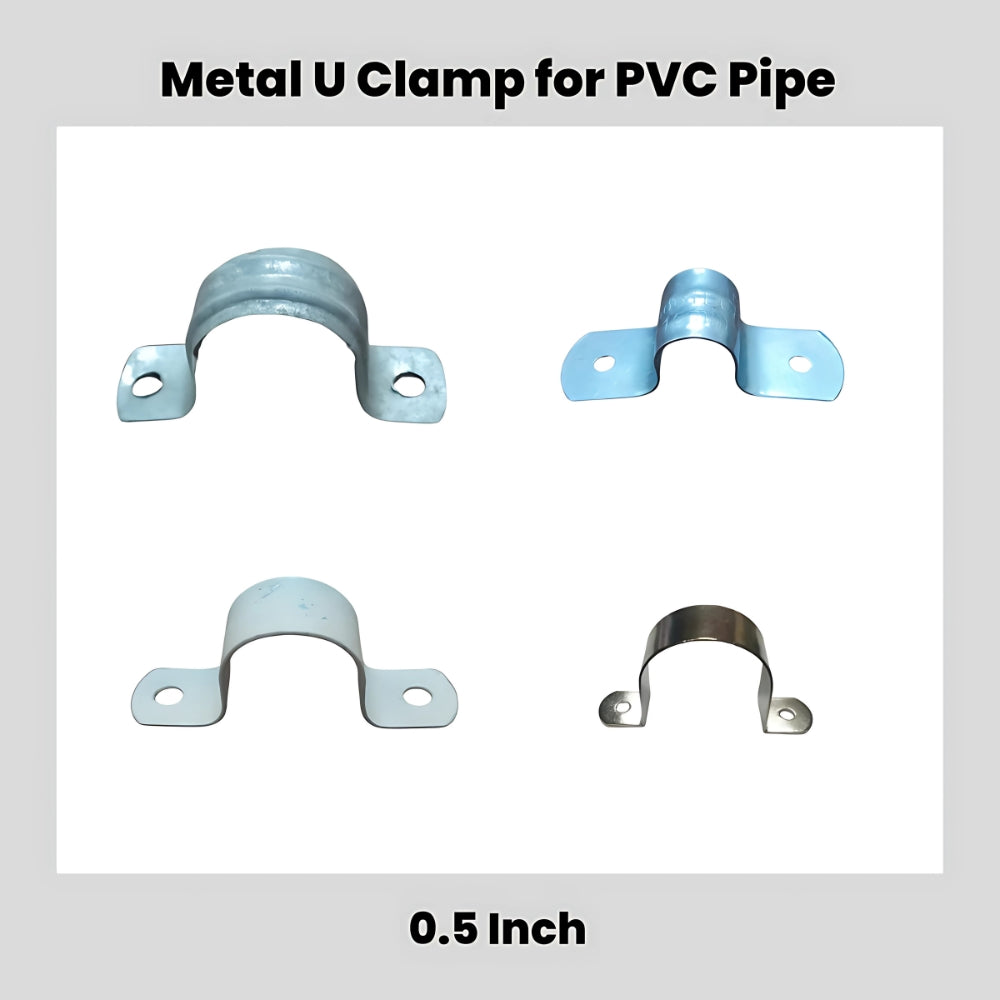 Metal U Clamp for PVC Pipe