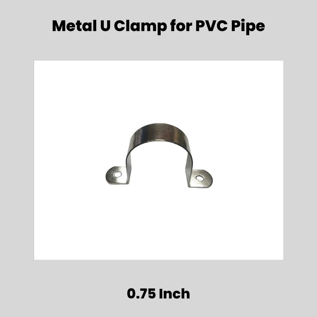 Metal U Clamps for PVC Pipes | Secure & Durable Pipe Mounting Solutions