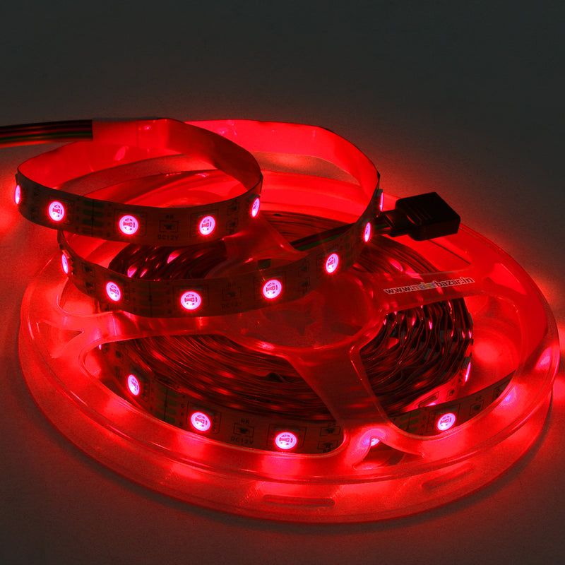 Red LED Strip Lights 12V Waterproof for Auto Car Truck Boat