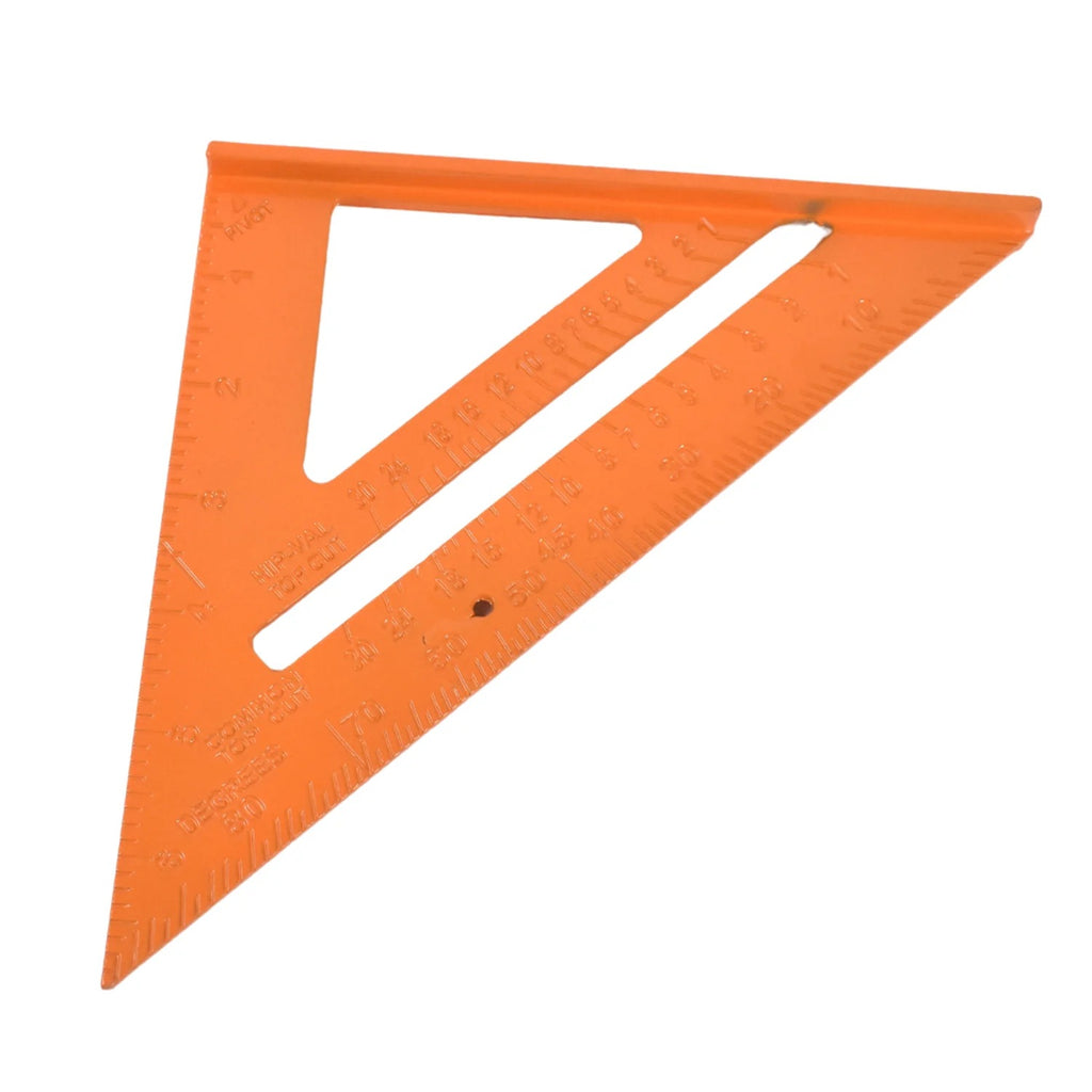 Buy Double-Sided Scale 45-Degree Triangle Ruler | 7-Inch Aluminum Alloy ...