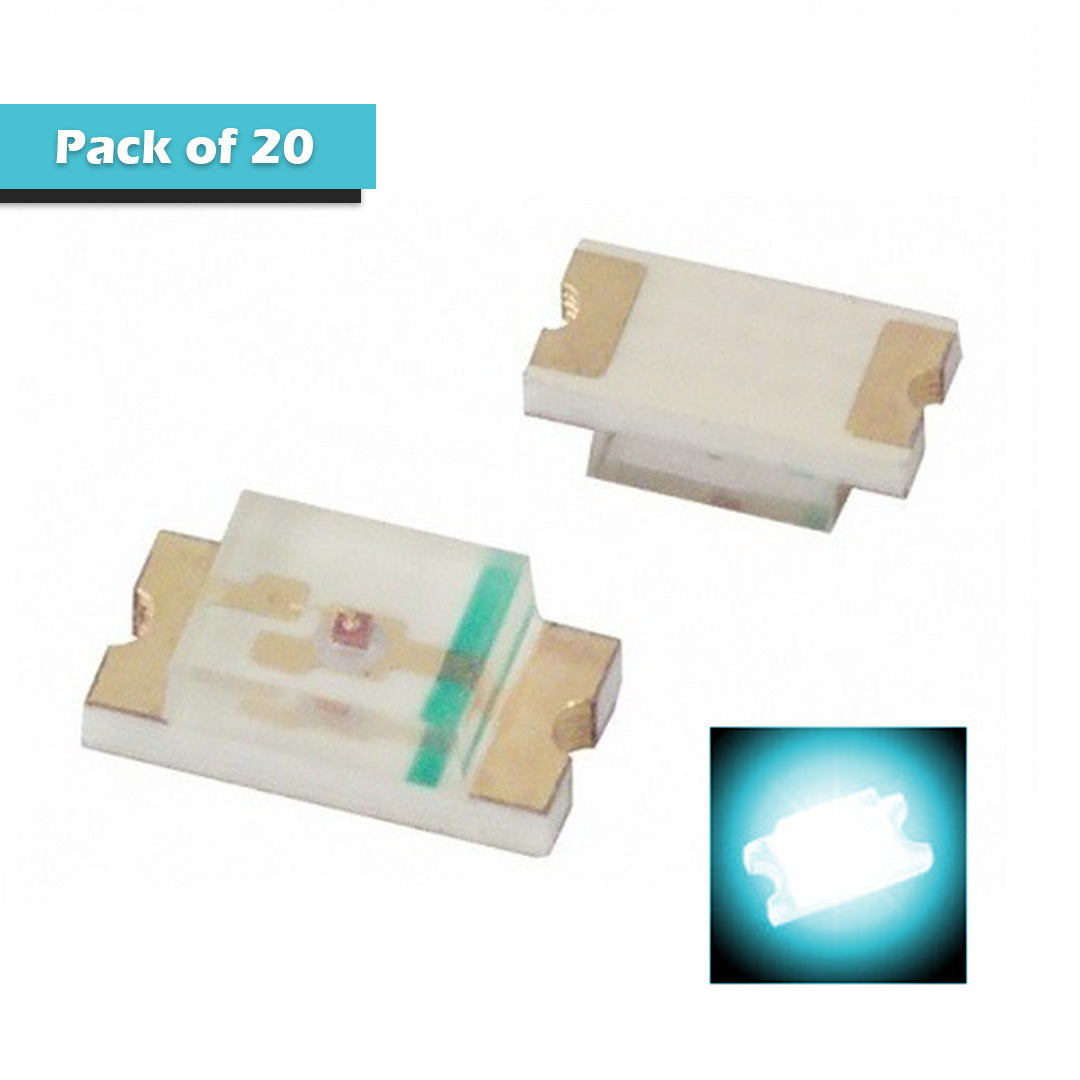 1206 SMD LED Clear/Transparent Chip Type