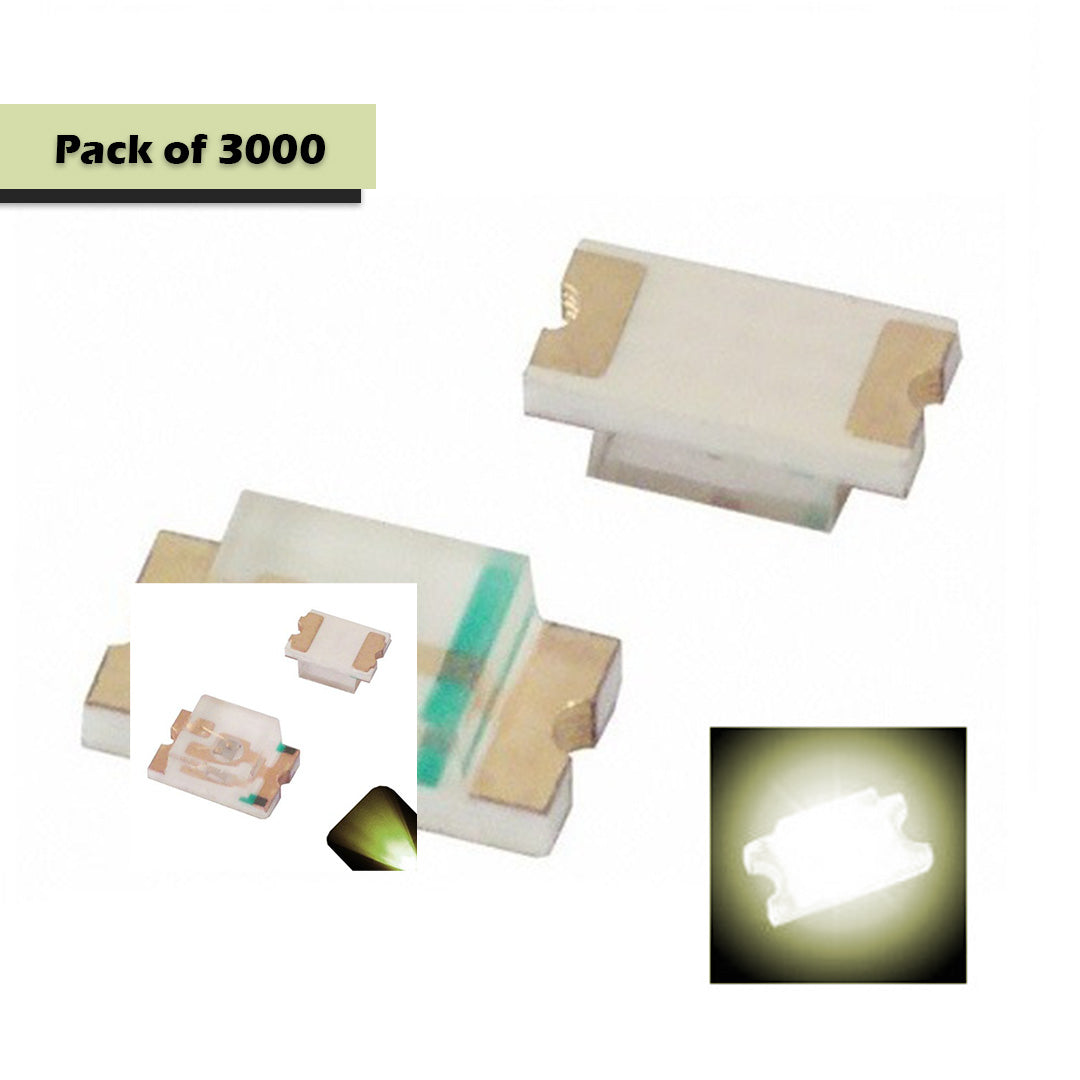 White Smd Led 1206 SMD LEDs - Ultra Bright Cool White (Pack Of 20 ...