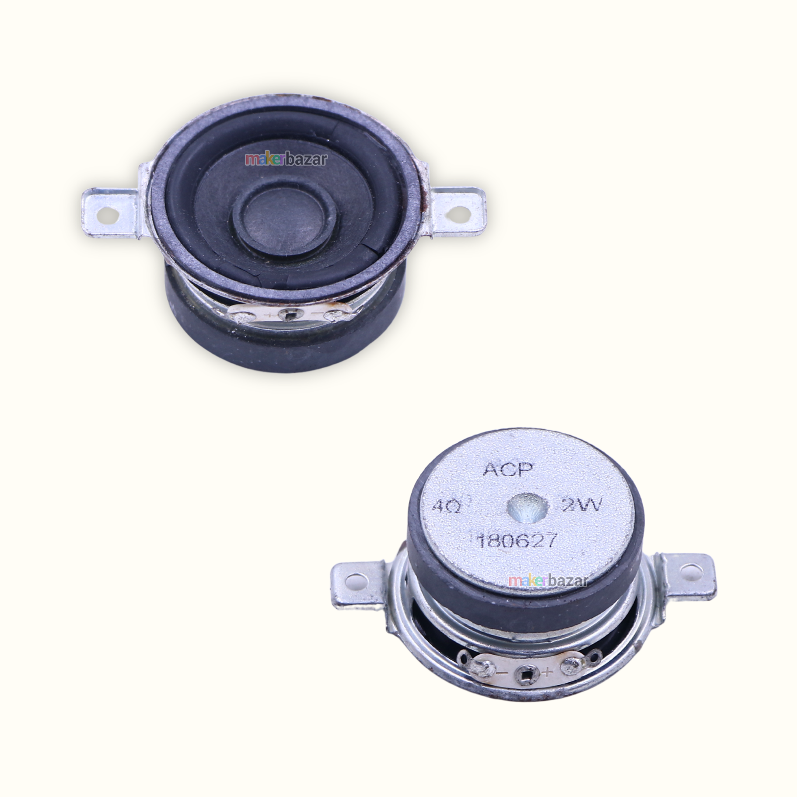 1.5-Inch Mini External Magnet Speaker Metal Body With Frame