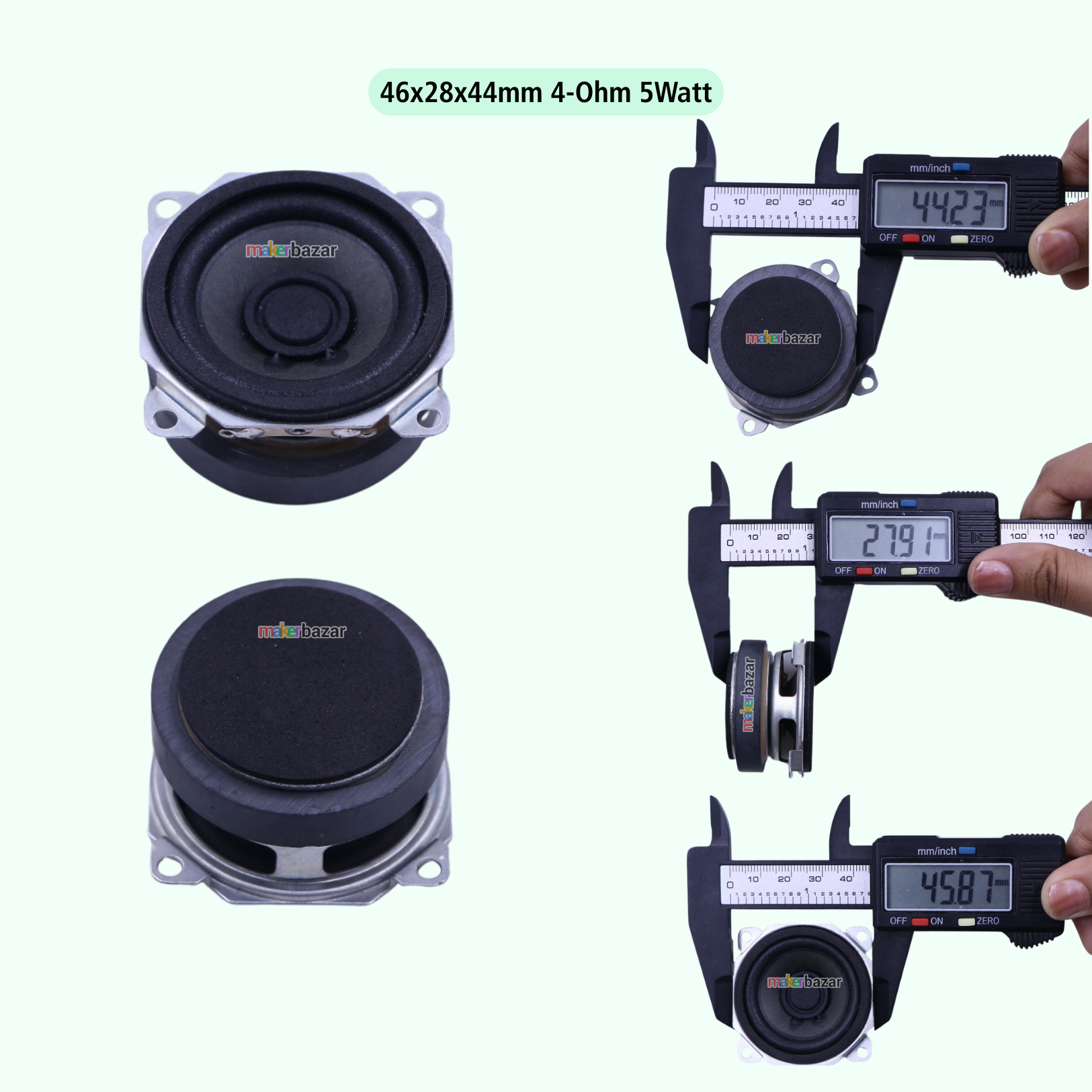 1.75-Inch External Magnet Speaker Driver with Frame