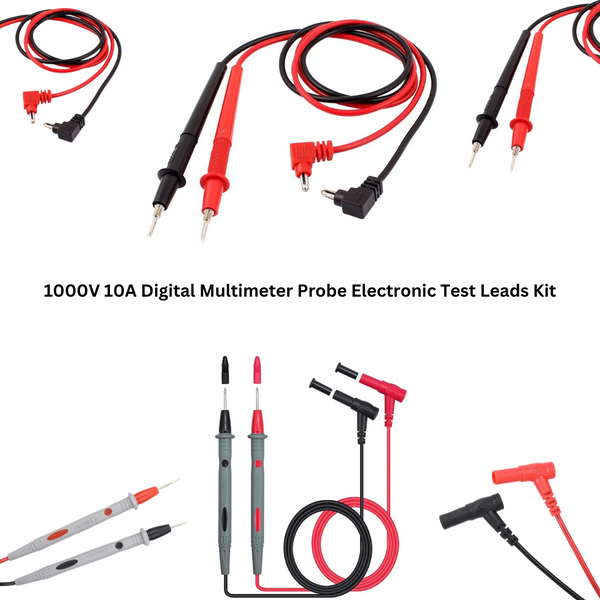 1000V 10A Digital Multimeter Probe Electronic Test Leads Kit