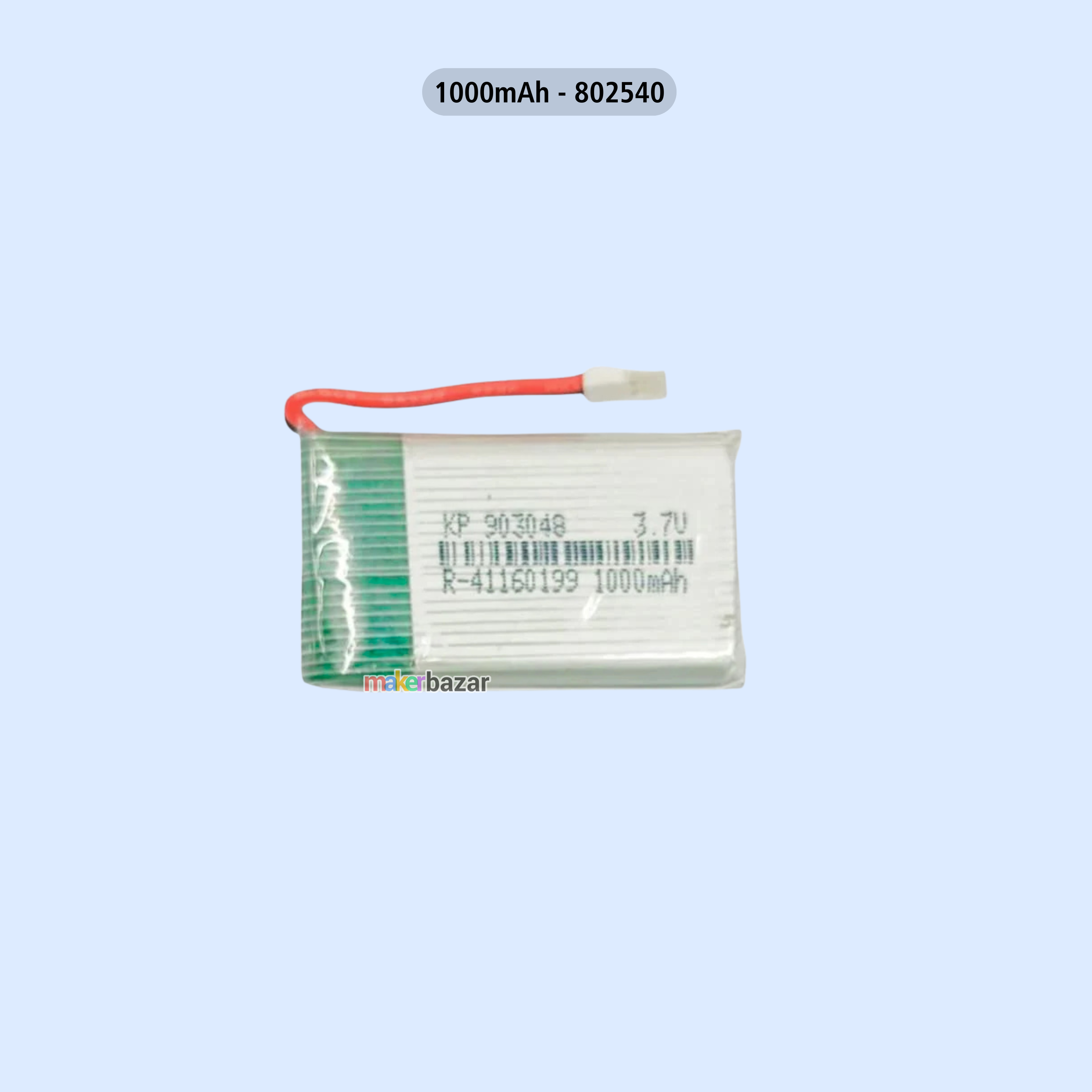 KP: Drone LiPo Batteries 3.7V Rechargeable Battery for Mini RC Aircraft, Quadcopters