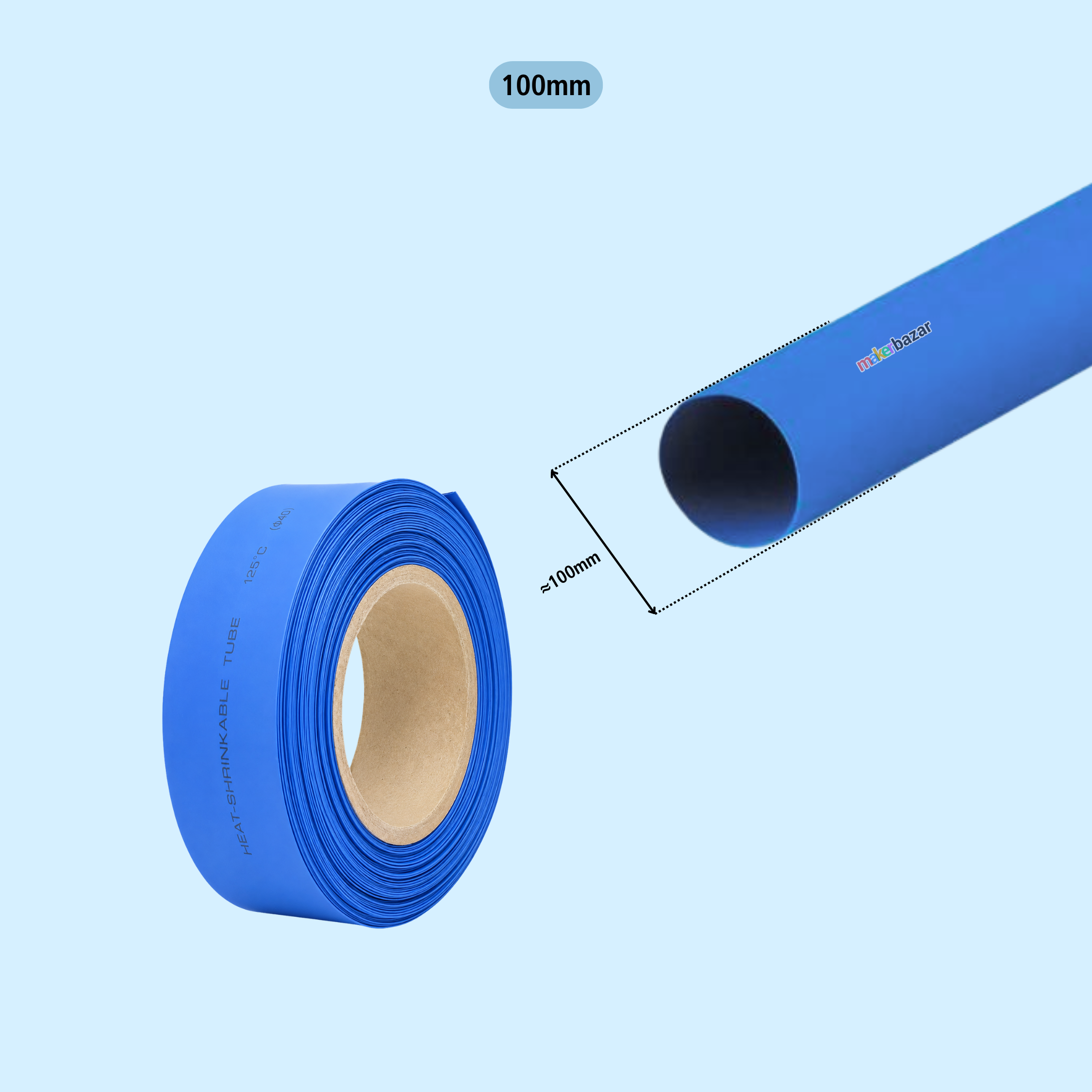 Blue Heat Shrink Sleeve Tube For Wire Protection