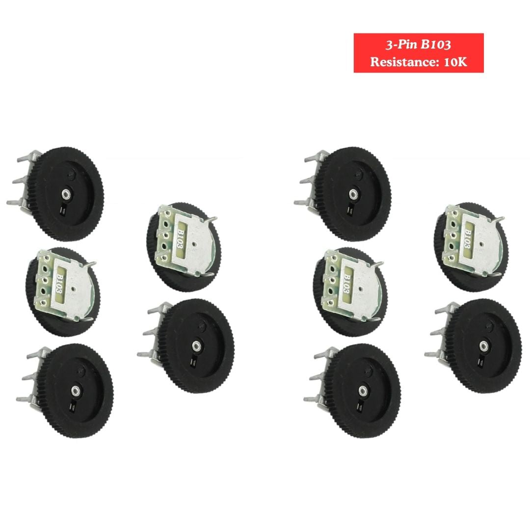 B-Series Round Dial Potentiometer Rotary Volume Control Switch