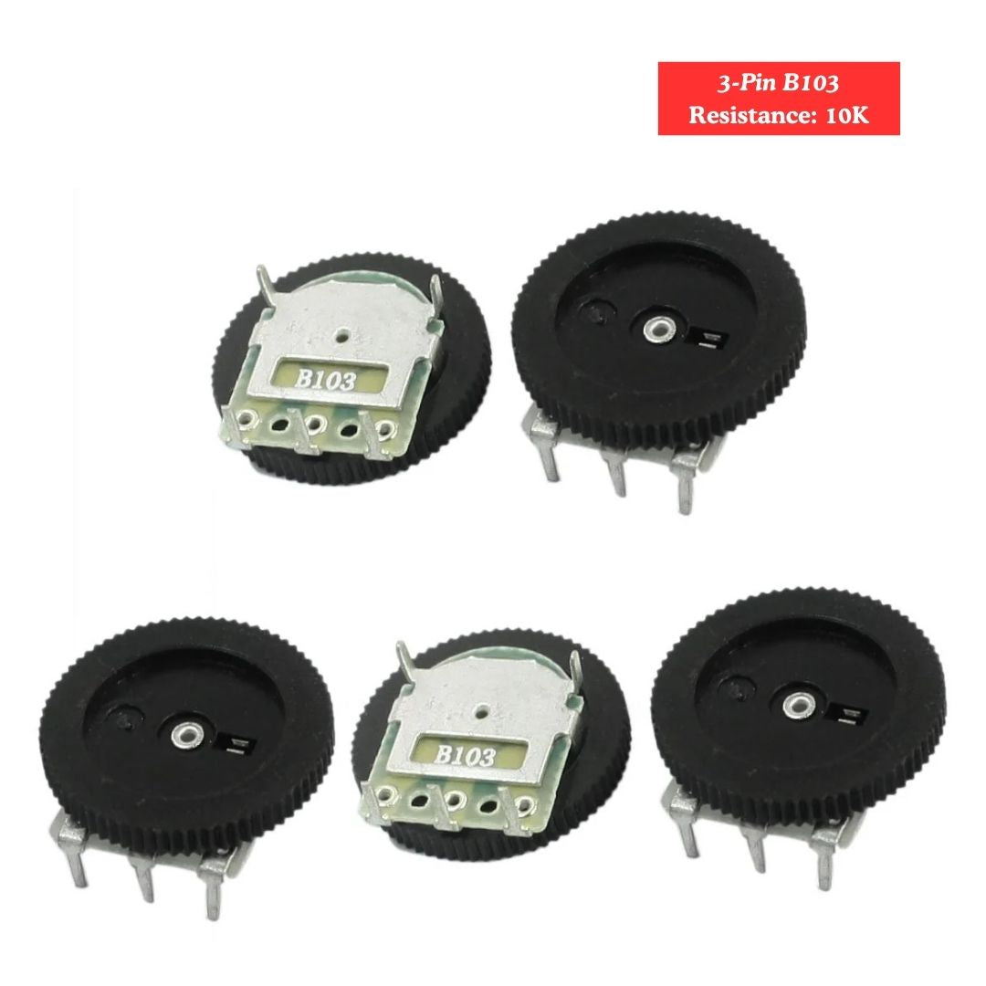 B-Series Round Dial Potentiometer Rotary Volume Control Switch