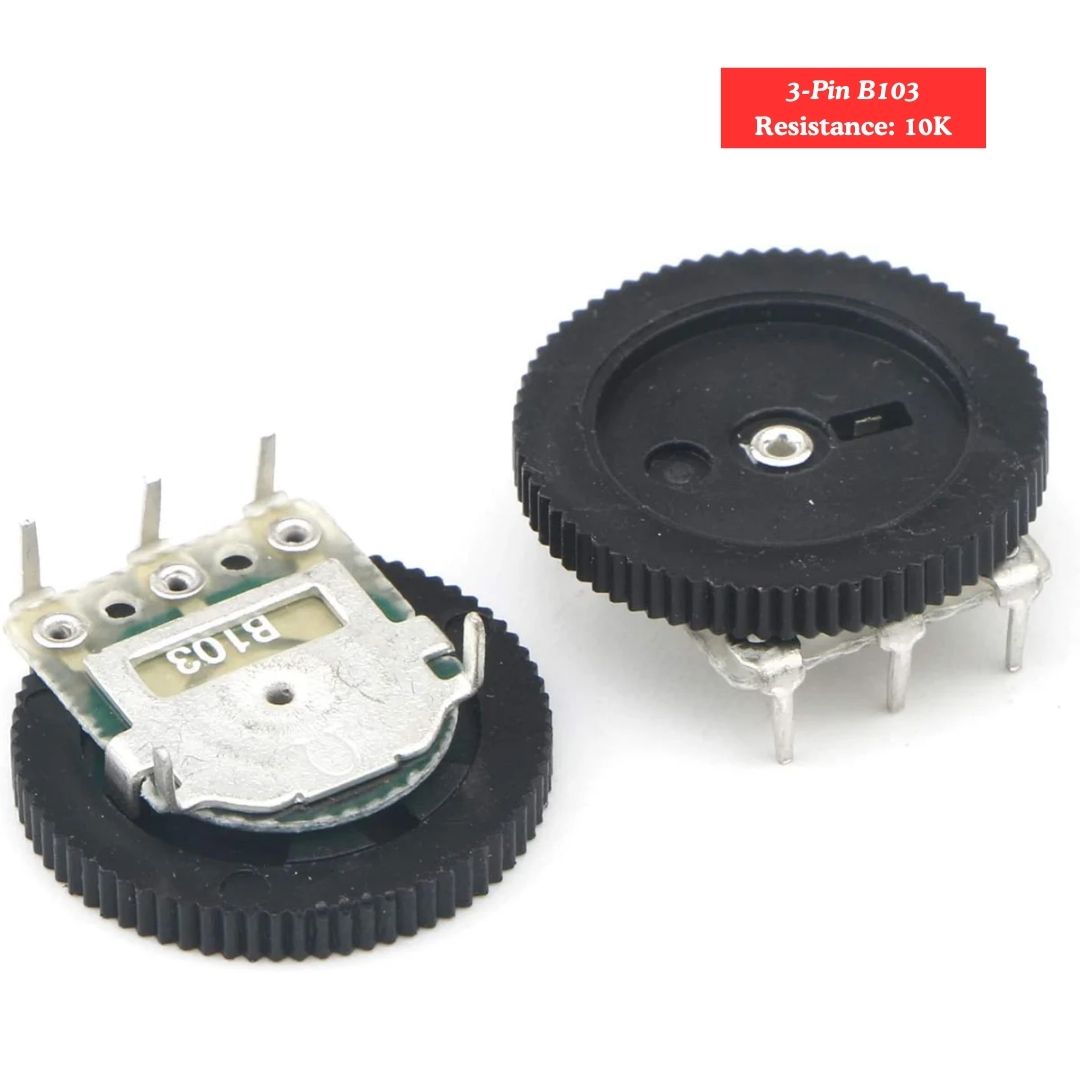 B-Series Round Dial Potentiometer Rotary Volume Control Switch