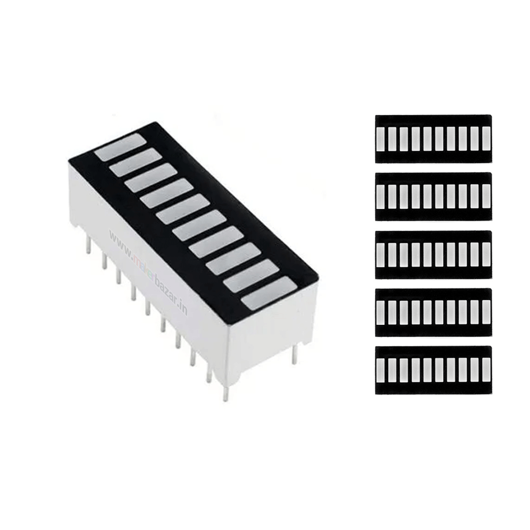 Circular Led Bargraph Module 10 Segment Digital LED Bar Graph Display