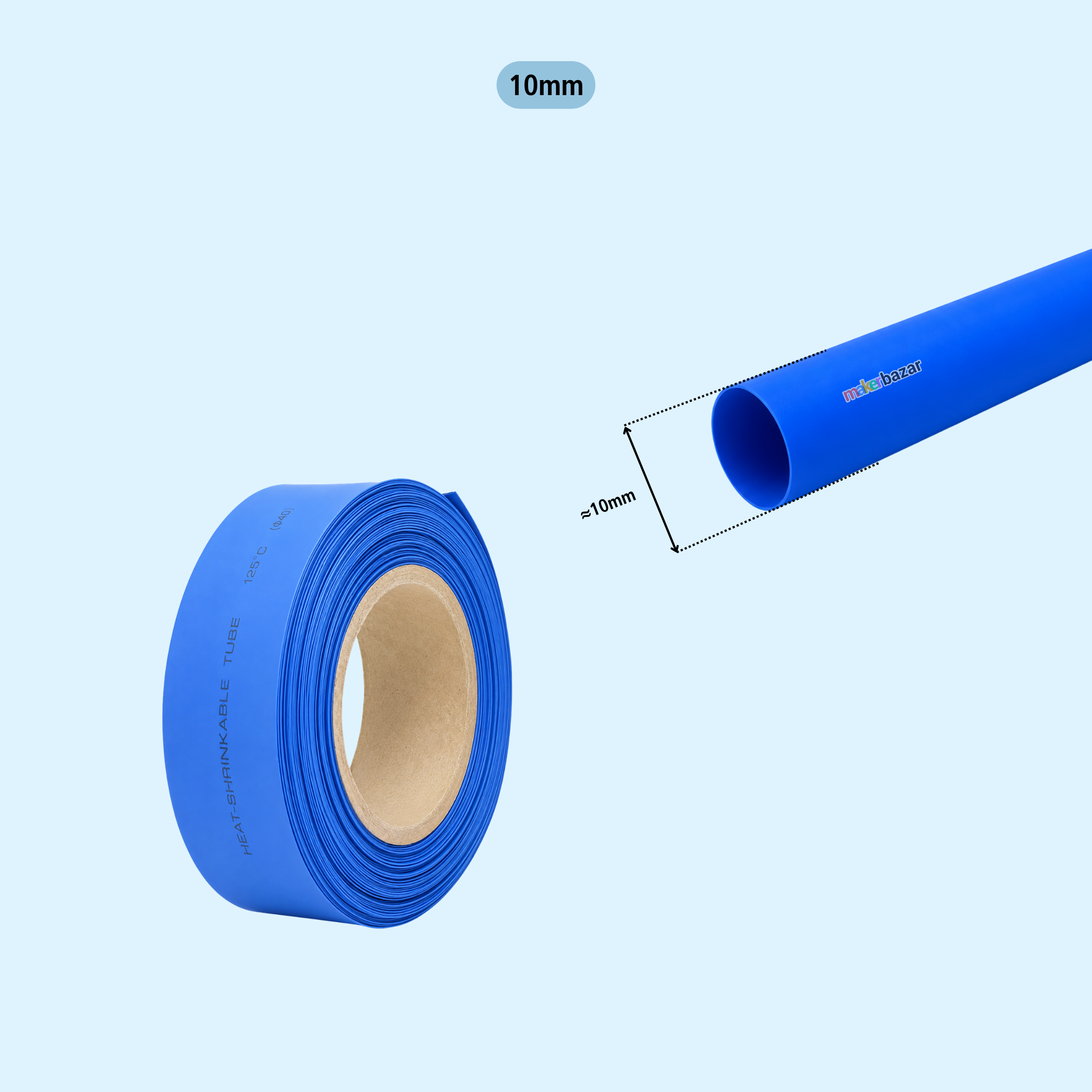Blue Heat Shrink Sleeve Tube For Wire Protection
