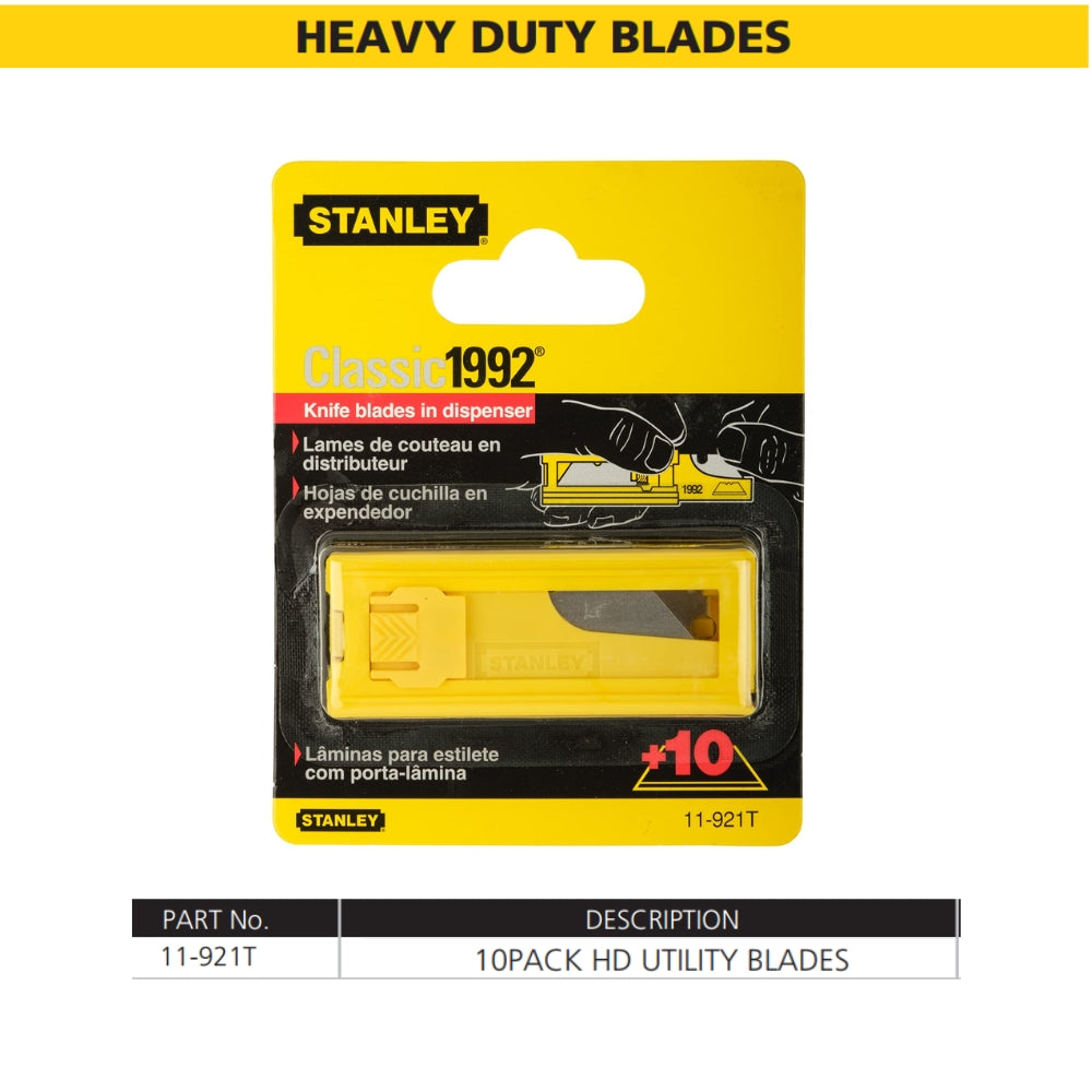 Stanley Spare Blades for Snap-Off Cutter [Pack of 10]