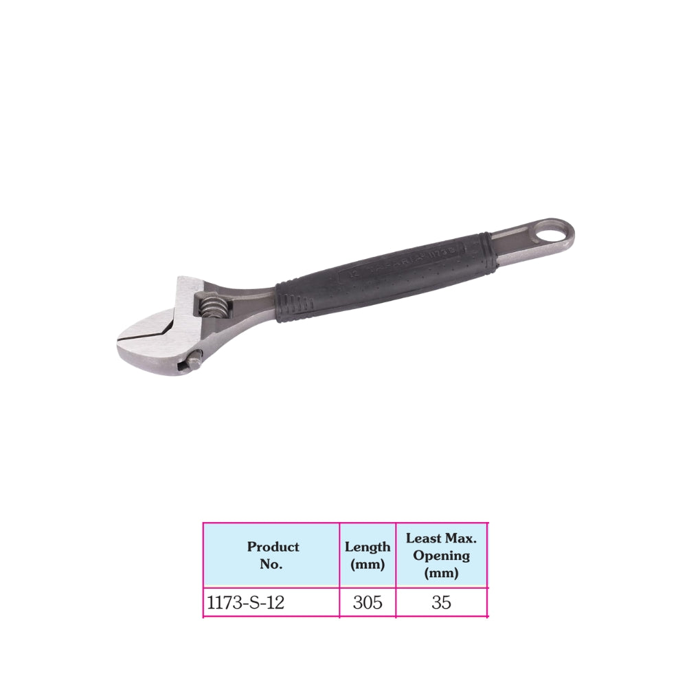 Taparia Adjustable Spanner with Soft Grip