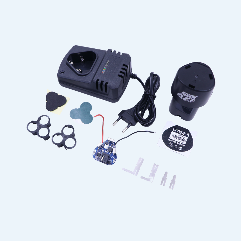 Lithium Battery Case Kit and Charger for Cordless Drill Machine