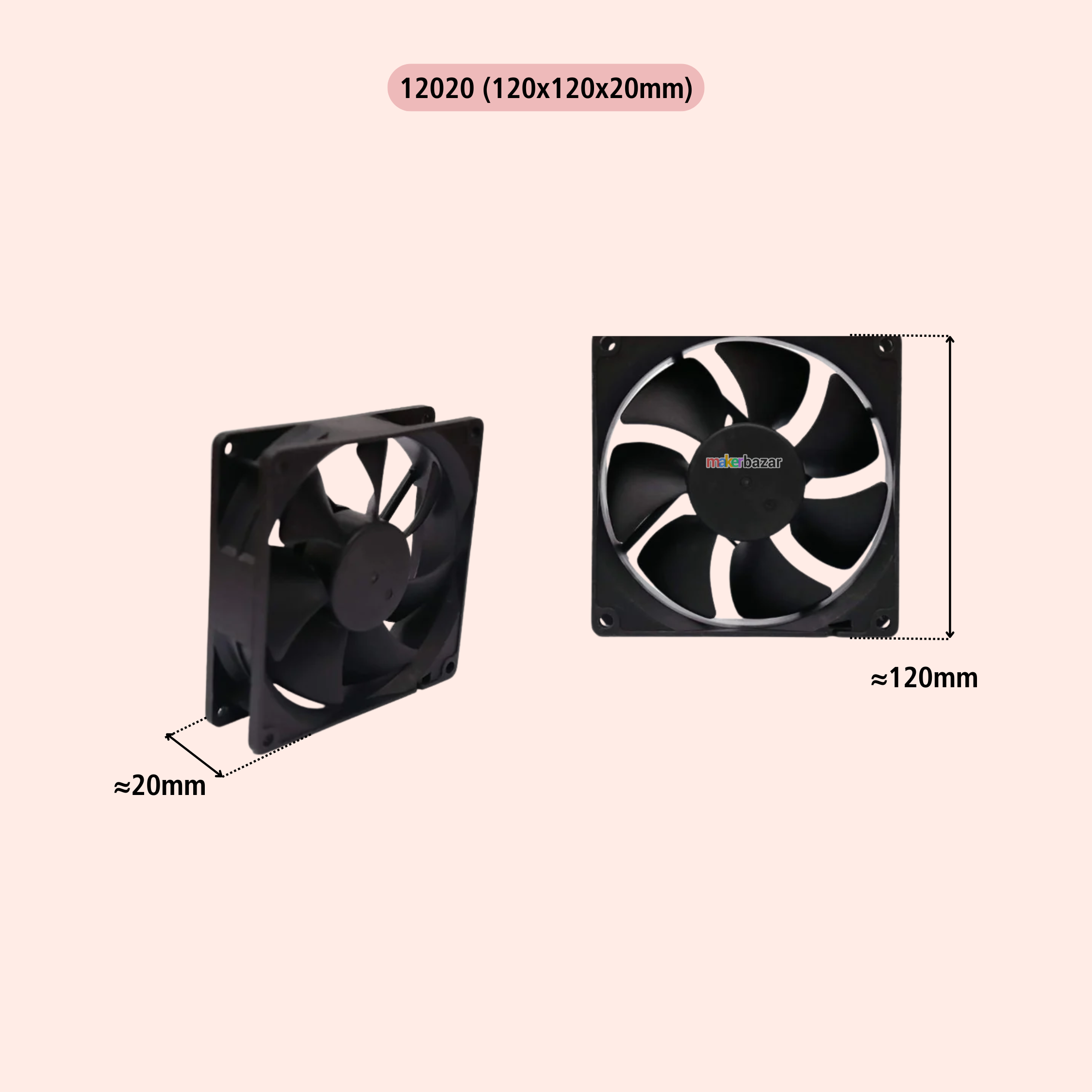 Generic: Axial DC Cooling Fan Blowers