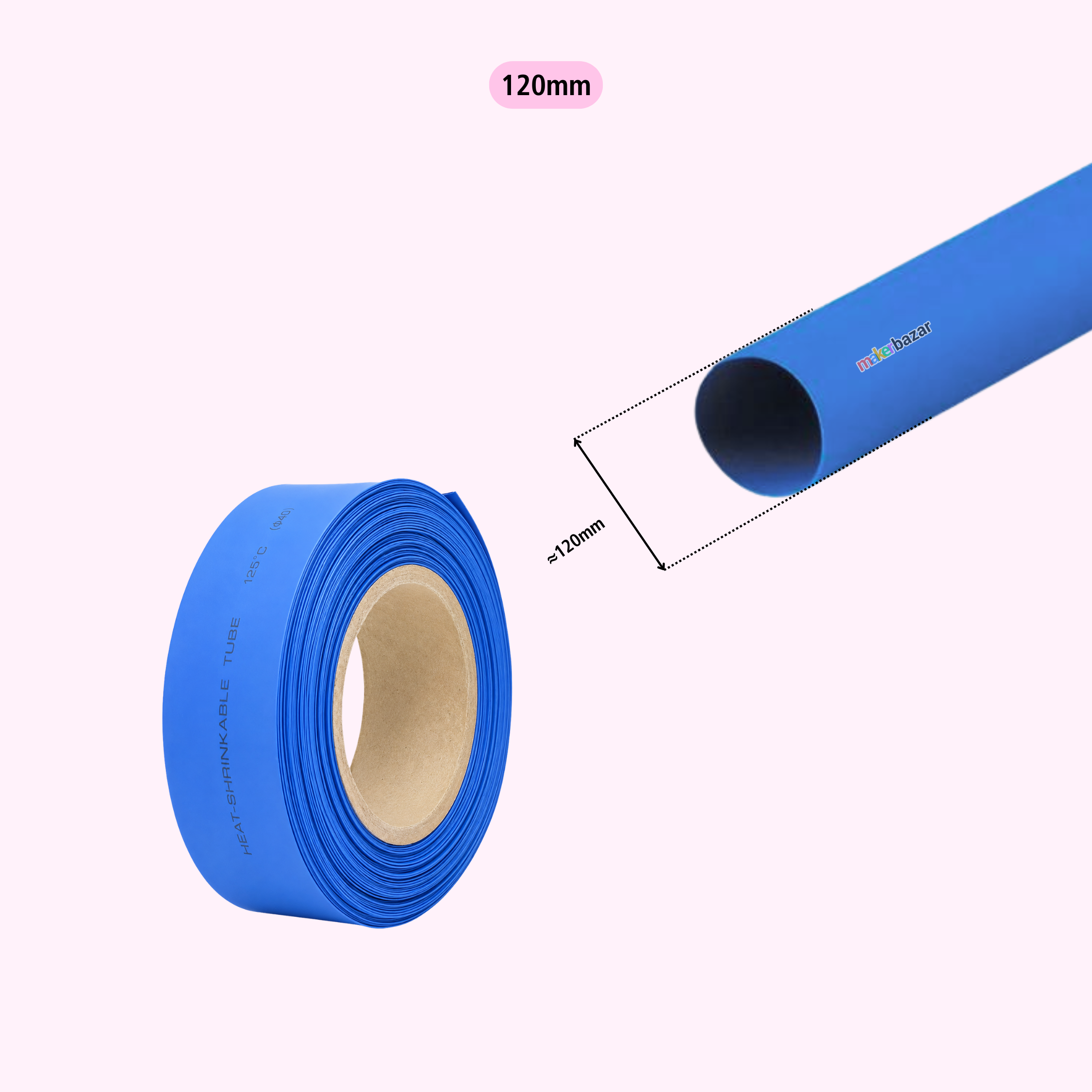 Blue Heat Shrink Sleeve Tube For Wire Protection