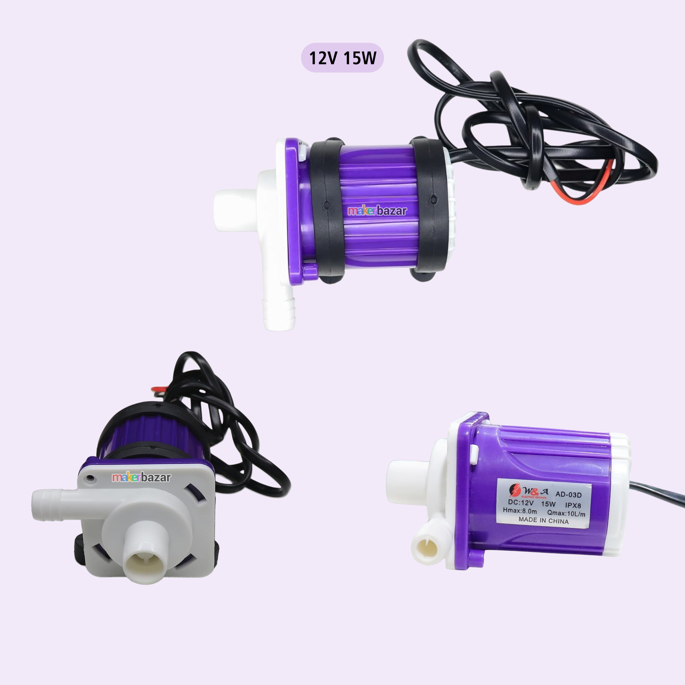 DC 12V Mini Solar Magnetic Water Pump