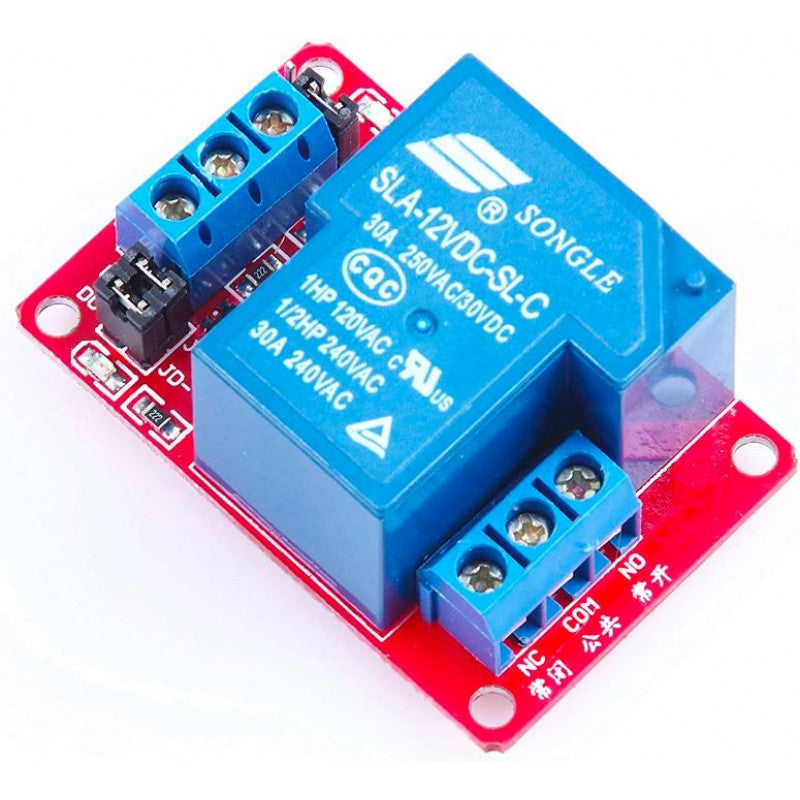 12V 30A 1 Channel Relay With Optocoupler Isolation