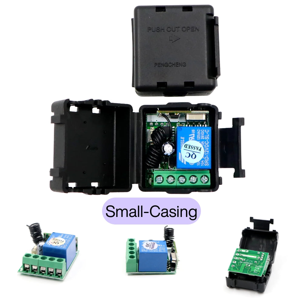 12VDC 315MHz 1-Channel RF Receiver Module Relay Switch