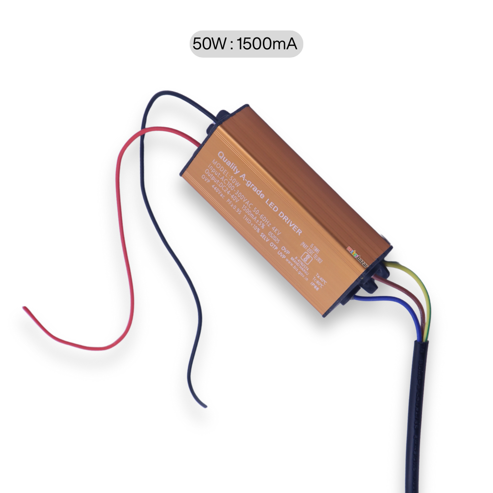 Light Driver Module 50W LED Driver – 1500mA (24–40V), 300mA (100–175V), 750mA (50–75V ...