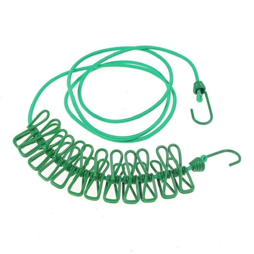 Multipurpose Stretchable Rope with Metal Clips