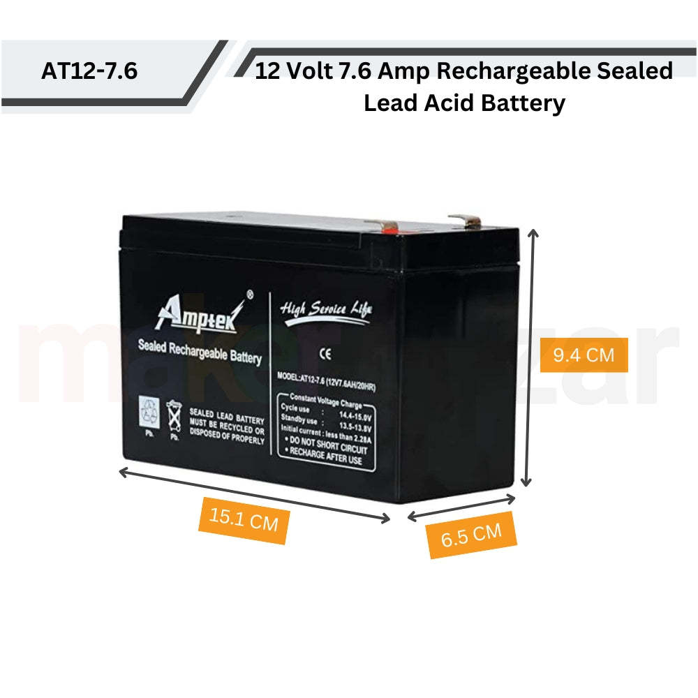 Amptek Sealed Lead Acid Batteries