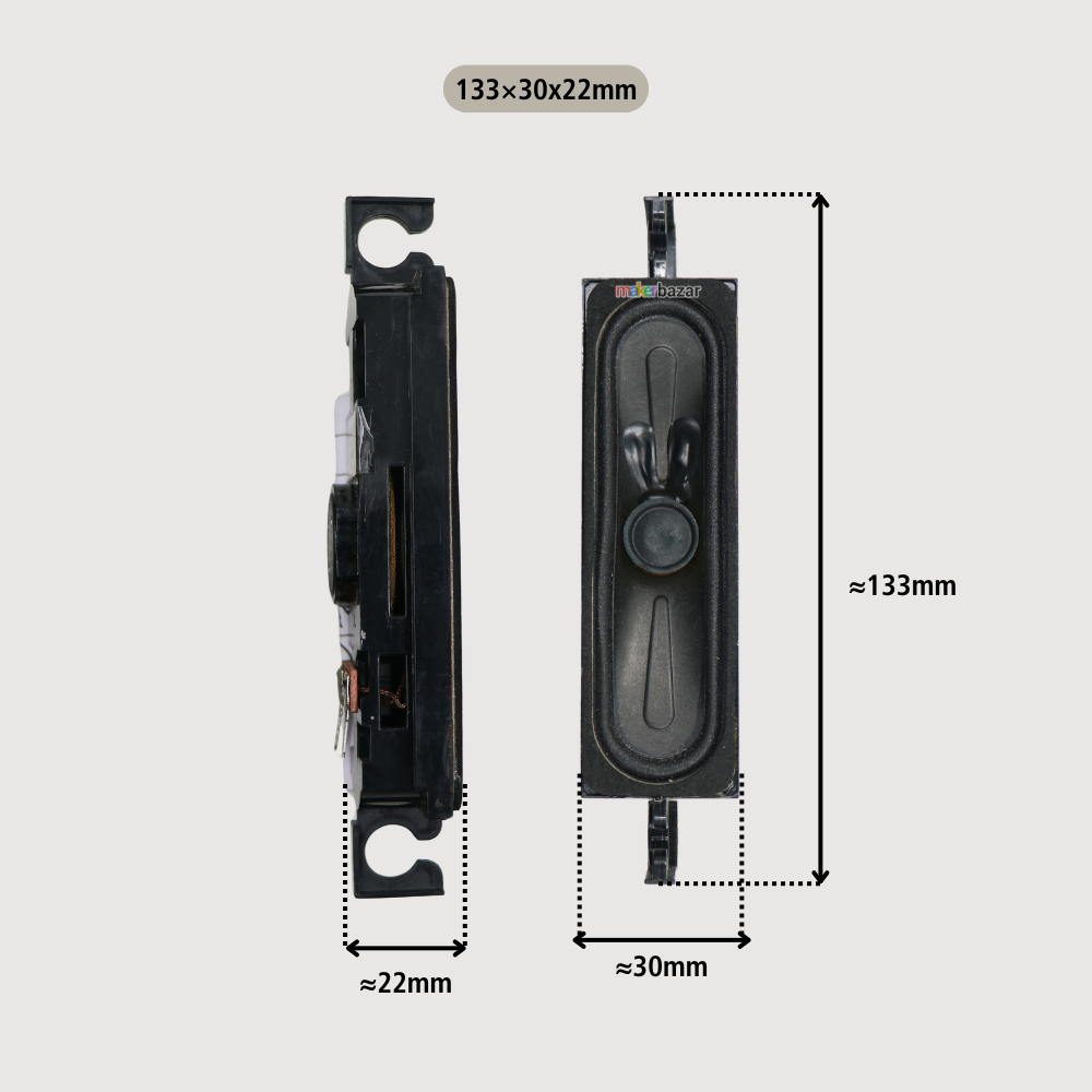 4Ω 8W LED/LCD/OLED LAPTOP & TV Speakers -REFURBISHED