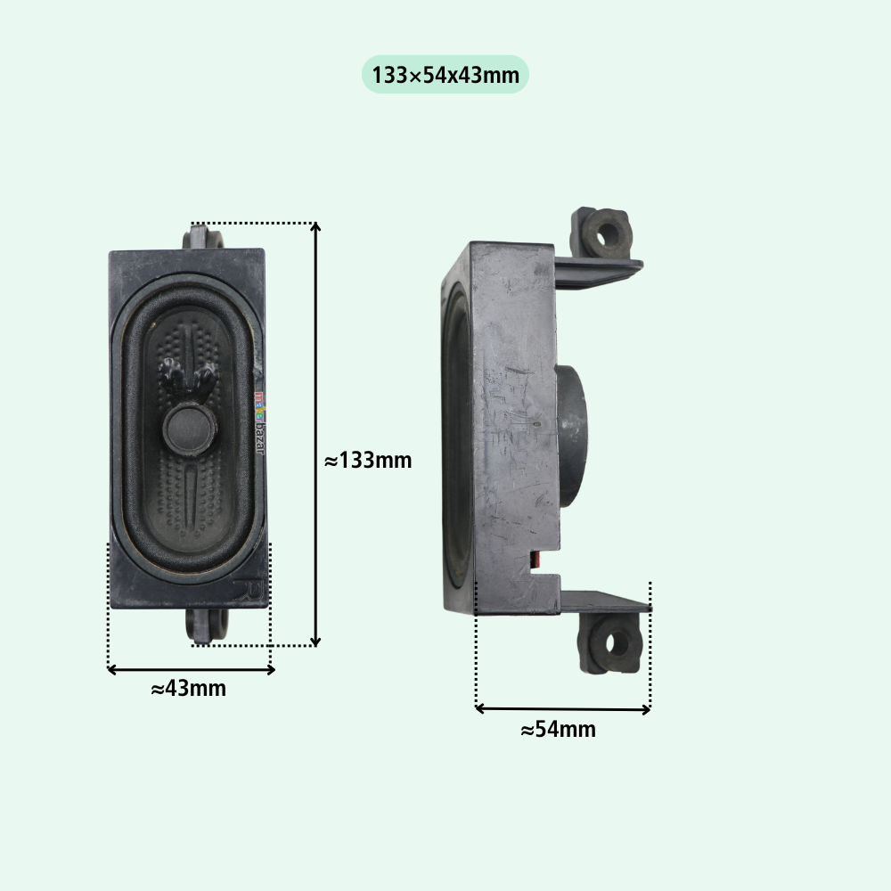 6Ω 7.5W LED/LCD/OLED LAPTOP & TV Speakers -REFURBISHED