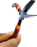 Taparia: 1401 Flat Nose Mini Pliers With Two Color Dip Coated Sleeve 125mm/4.9inch