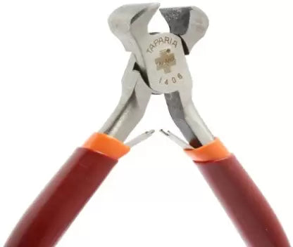 Taparia: 1406 End Cutting Mini Pliers With Two Color Dip Coated Sleeve 100mm/3.9inch