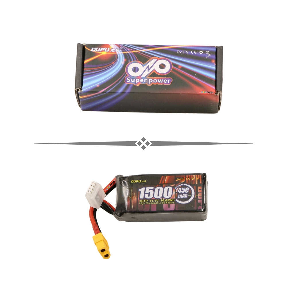 DUPU 3S 11.1V LiPo Battery Pack 45C