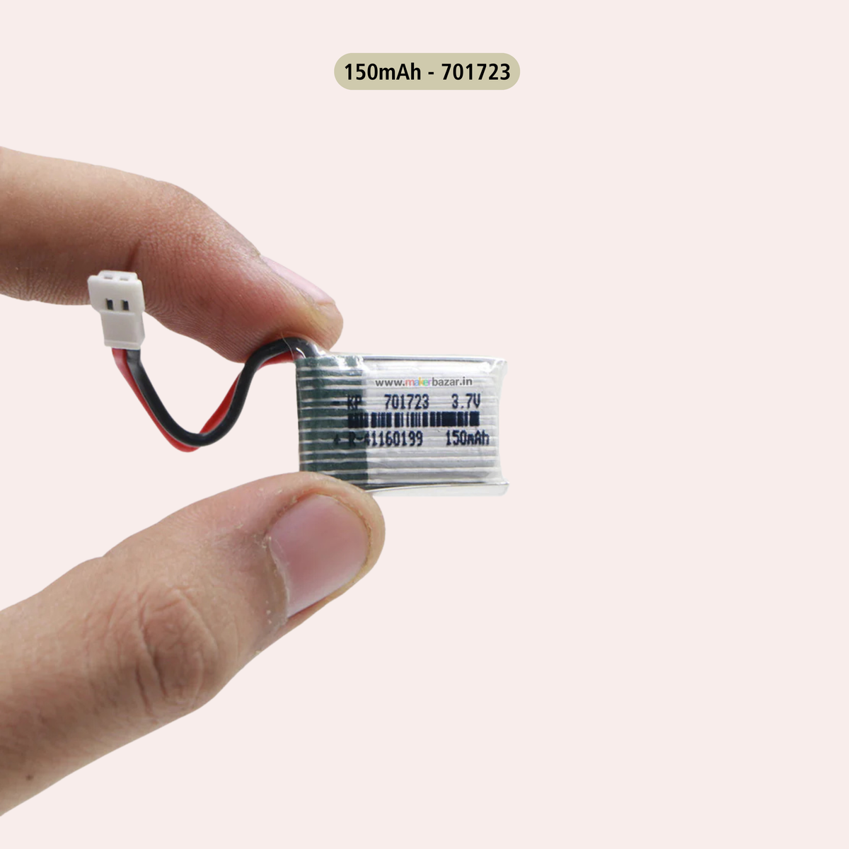 KP: Drone LiPo Batteries 3.7V Rechargeable Battery for Mini RC Aircraft, Quadcopters