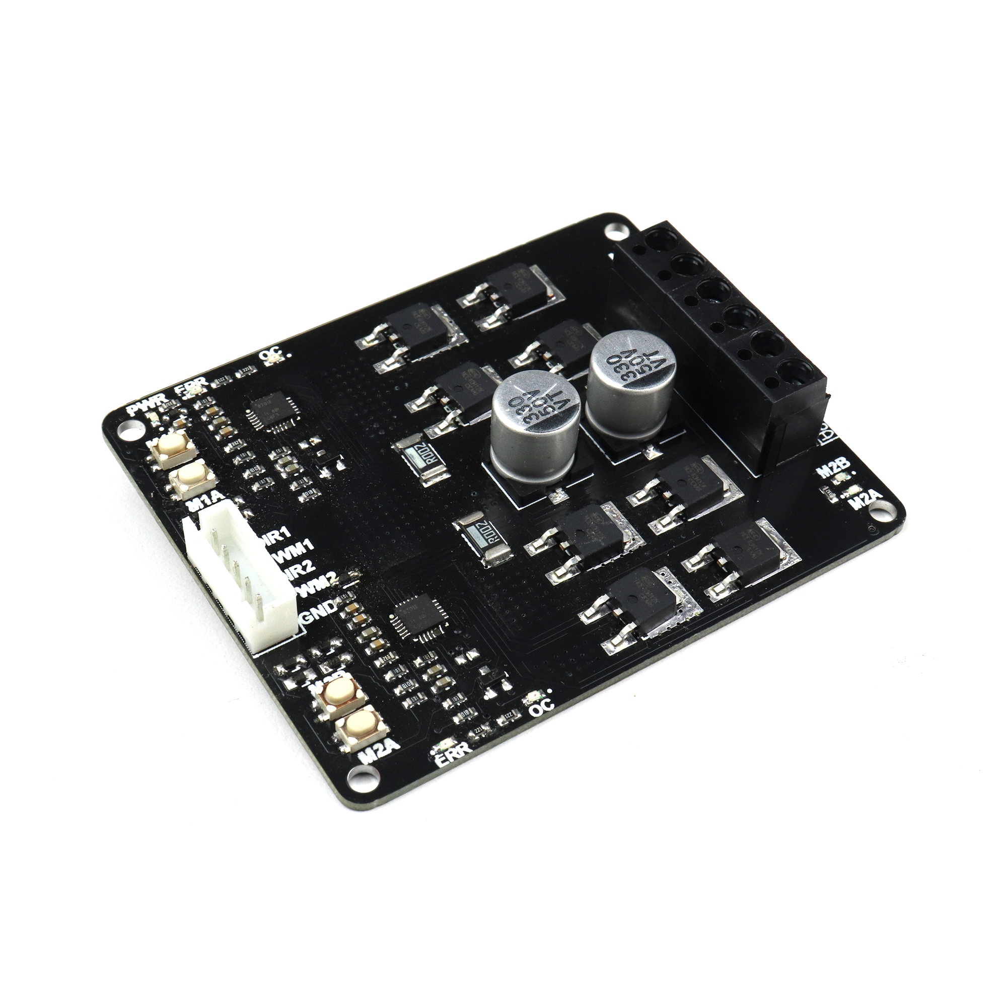 SmartElex 15D Dual Channel DC Motor Driver (30A Peak) (Dual Motor, PWM)