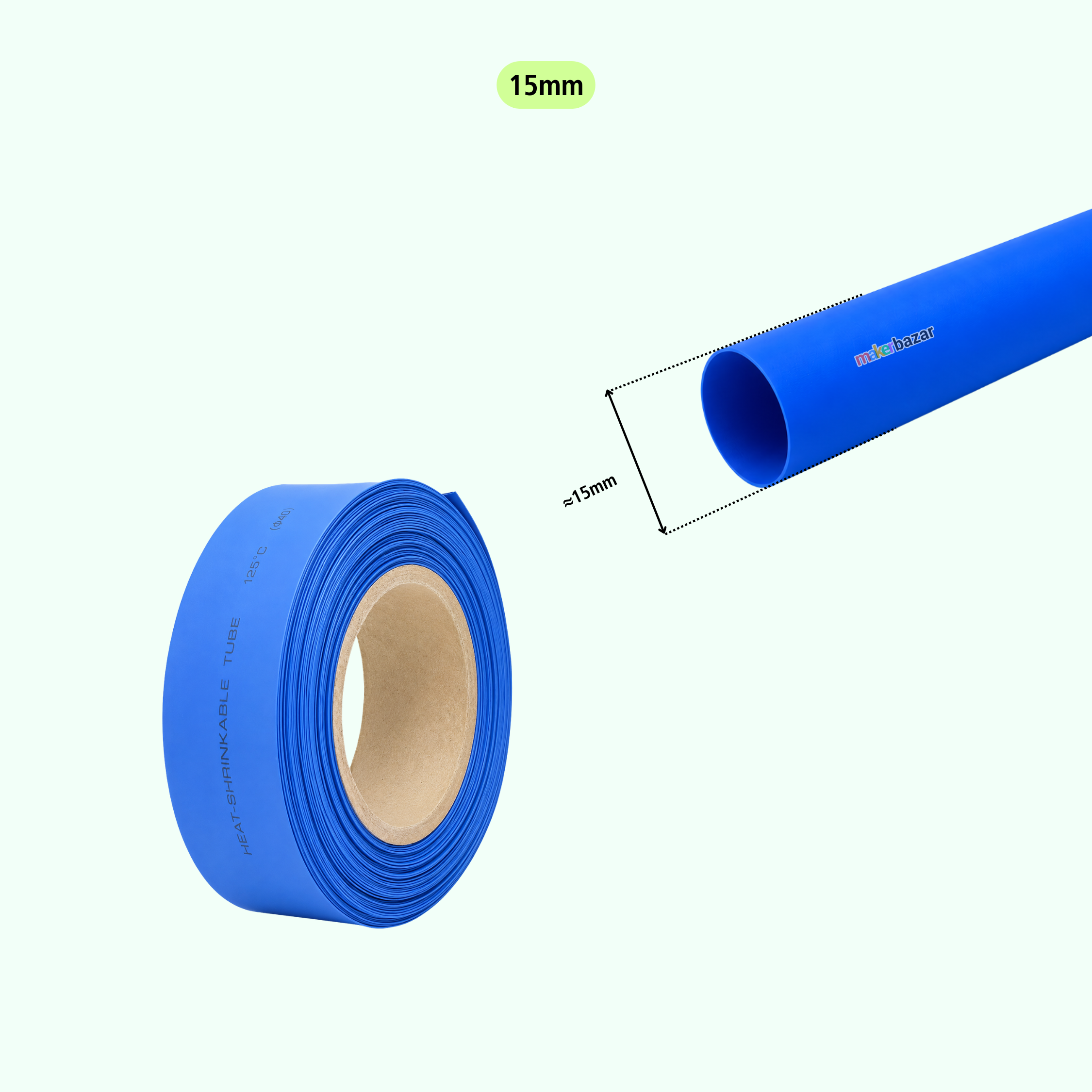 Blue Heat Shrink Sleeve Tube For Wire Protection