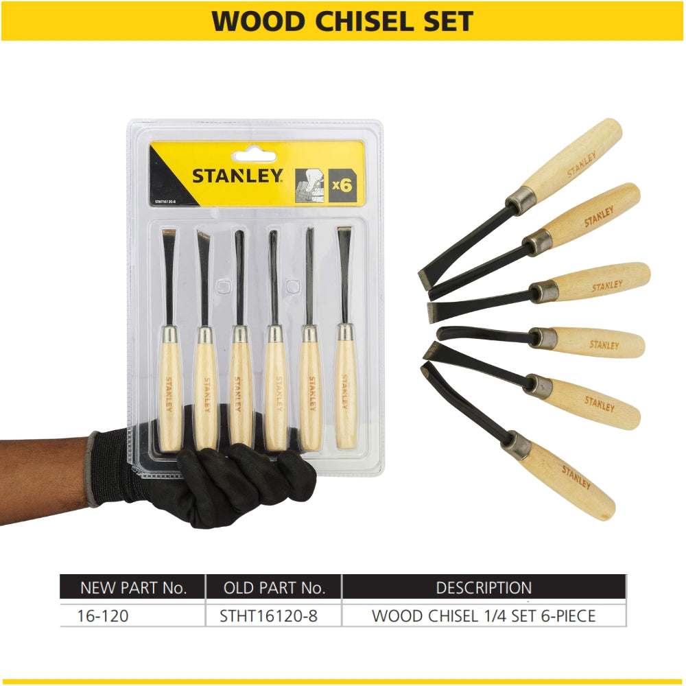 Stanley Wood Chisel Set for DIY