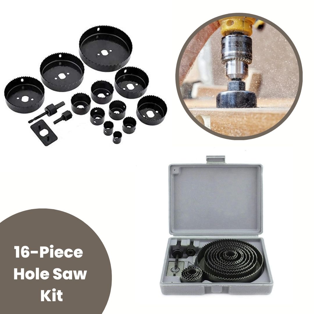 Rotary Hole Saw Drill Bit Kit