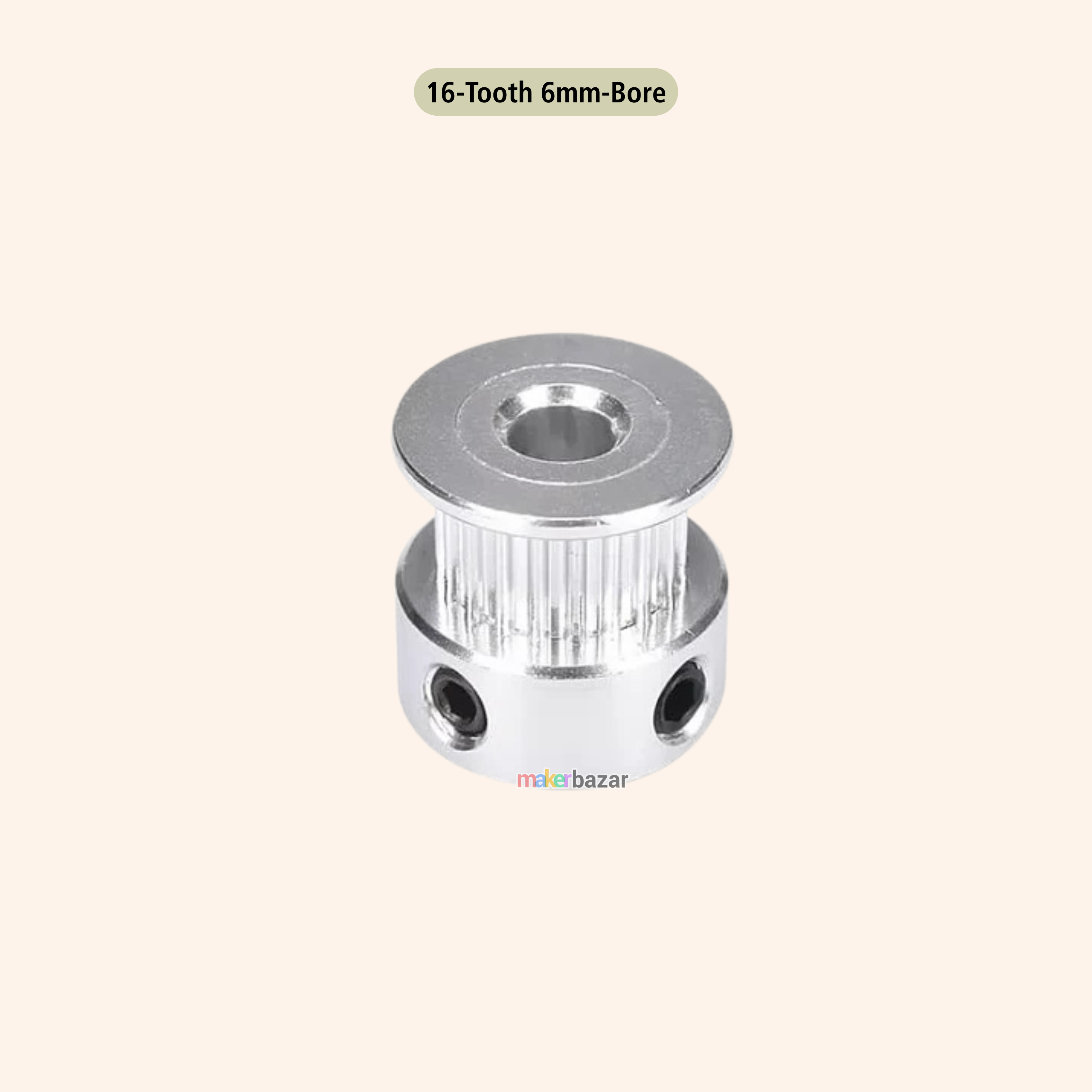 Aluminum GT2 Timing Pulley For 6mm Belt