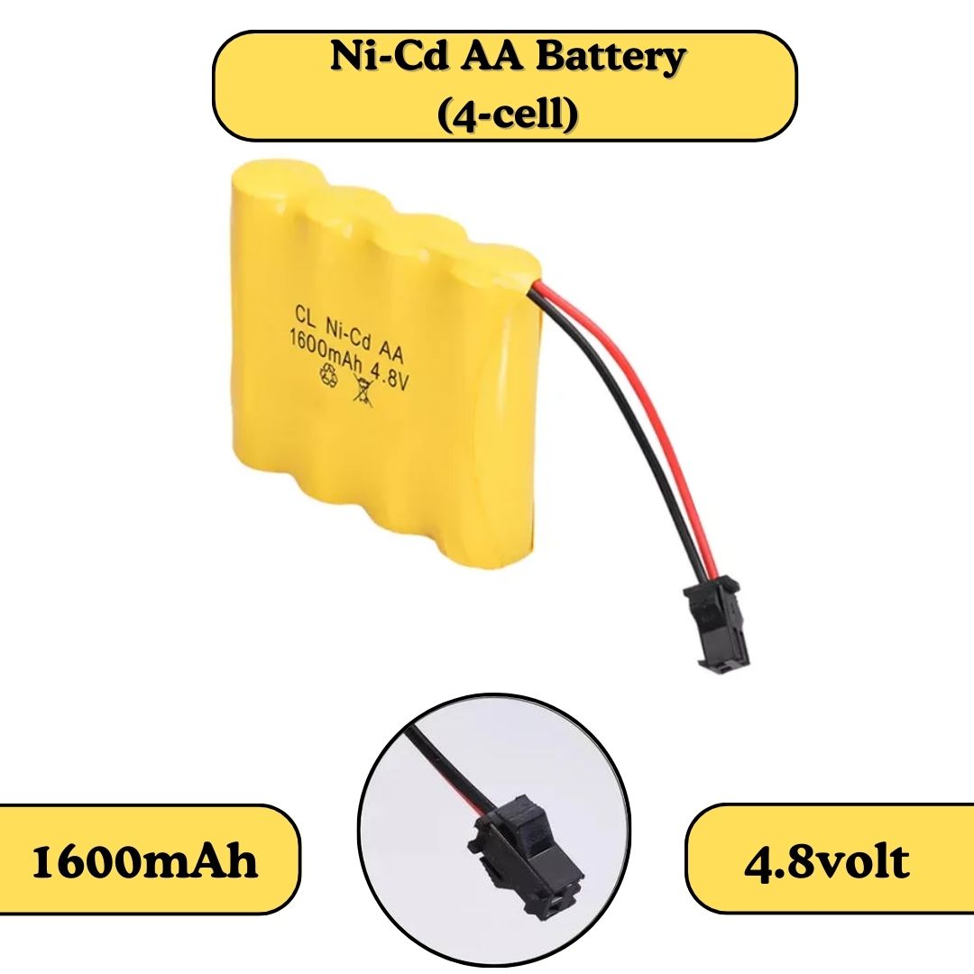 Ni-Cd Rechargeable AA Cells Battery Pack