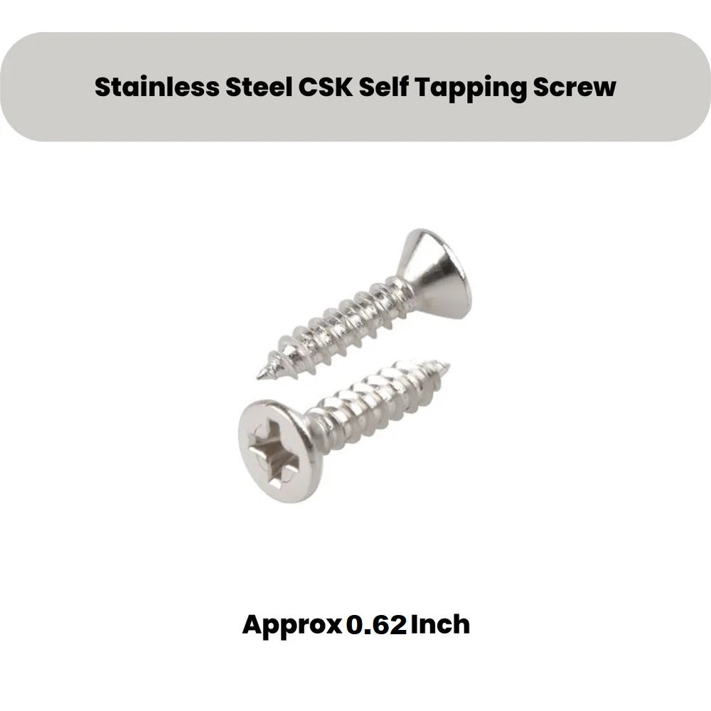 M2.8 #4 Philips Countersunk CSK Stainless Steel Self-Tapping Screws
