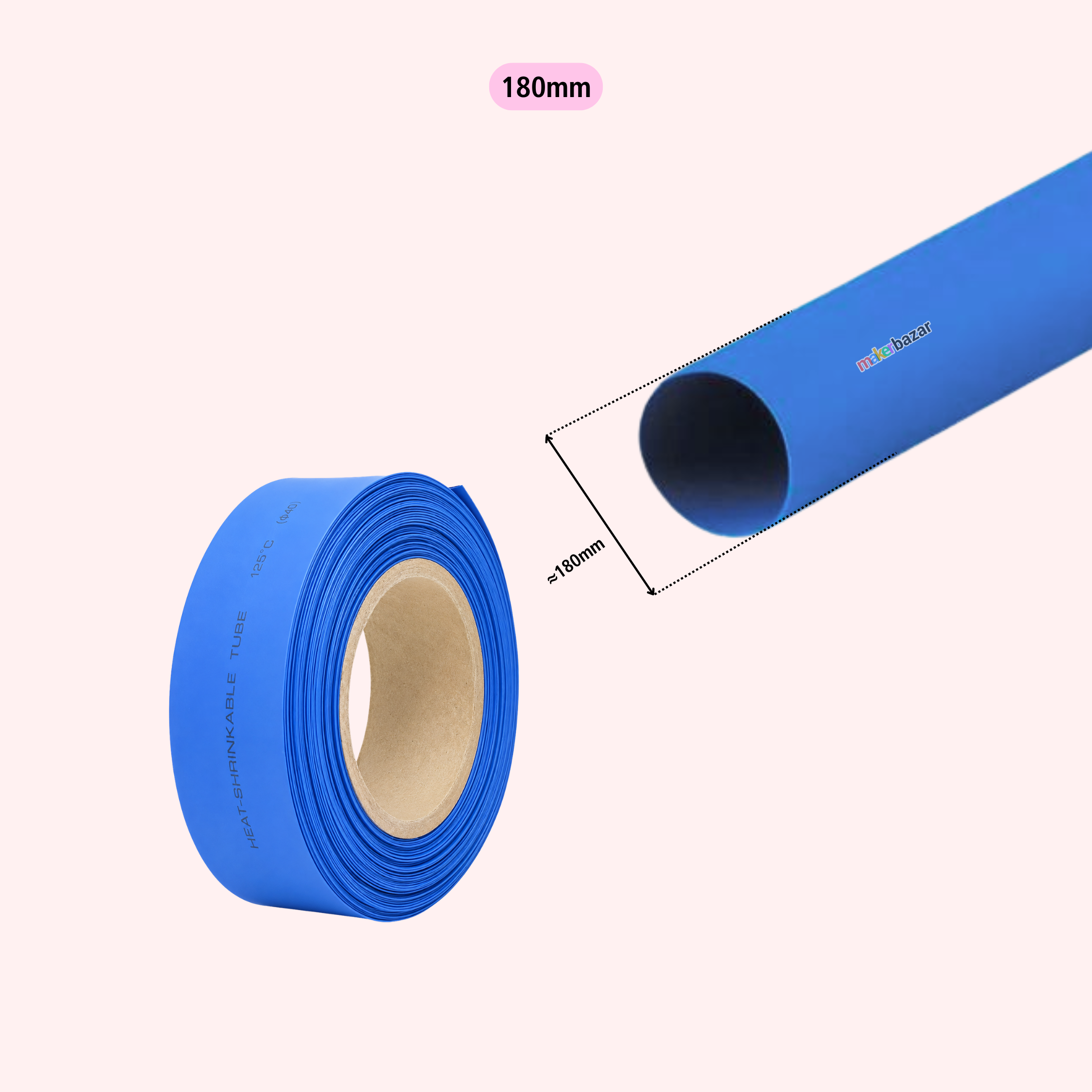 Blue Heat Shrink Sleeve Tube For Wire Protection