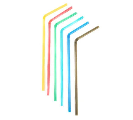 Flexible Plastic Bent Straw Tube Pipe