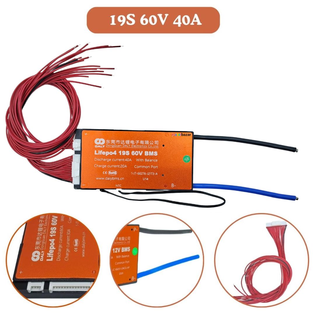 Daly: H-Series LiFePO4 BMS LFP Standard Battery Management System with Common Port
