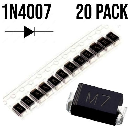 M7 1n4007 Smd 1a 1000v Diode Sma Do 214ac Package