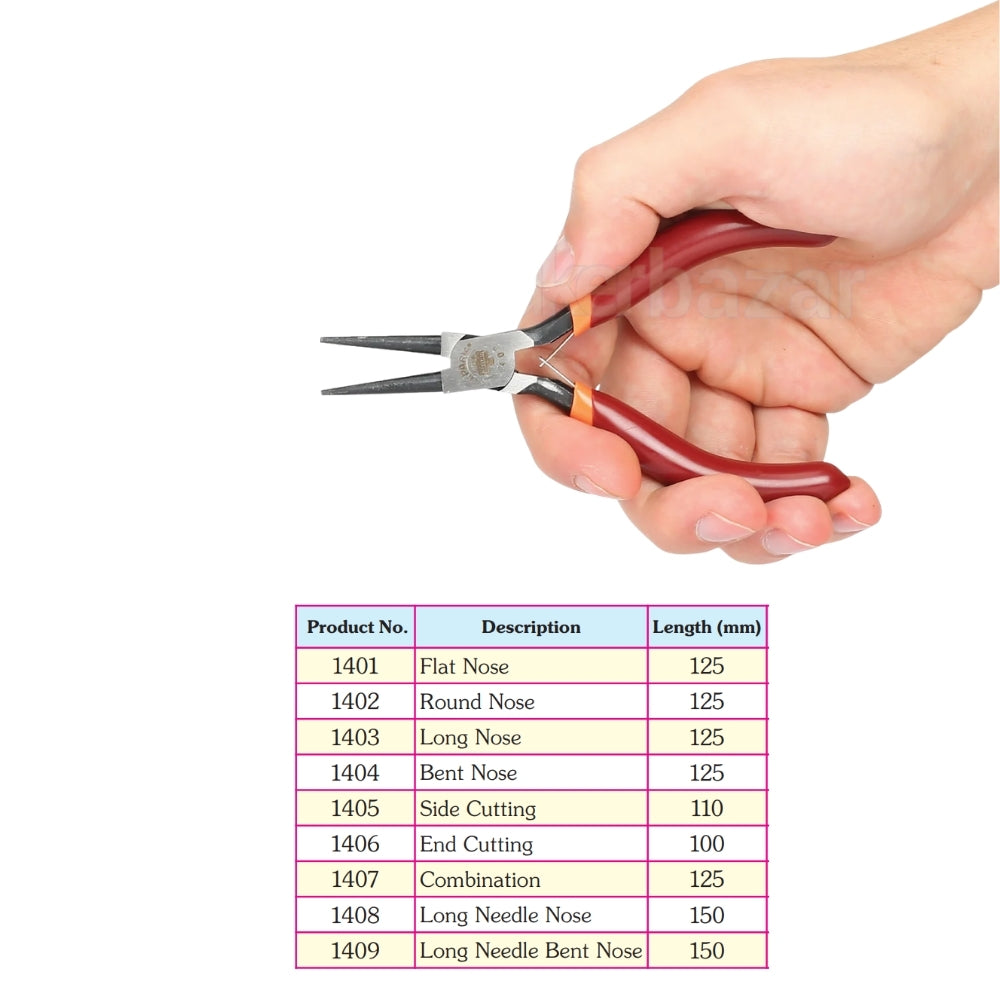 Taparia: Mini Pliers Two Color Dip-Coated Sleeve