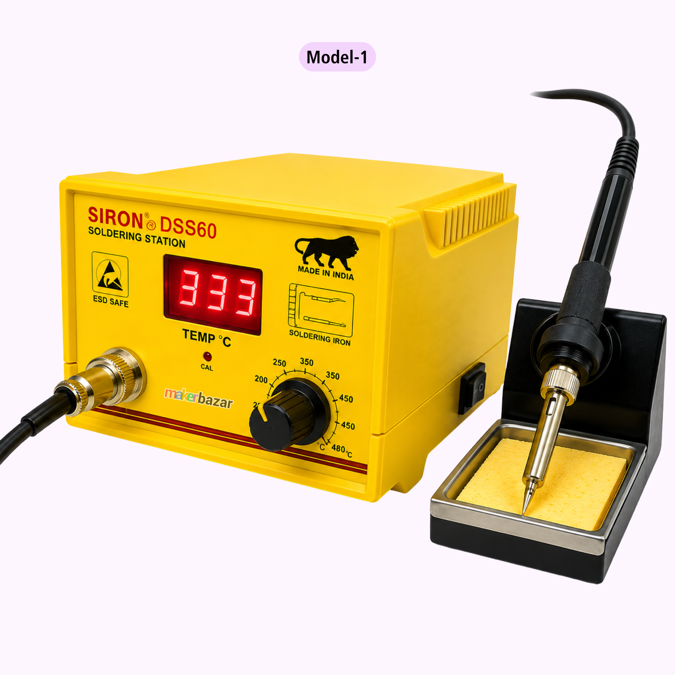 Siron: DSS60 Digital Temp Controlled Soldering 60W Soldering Station
