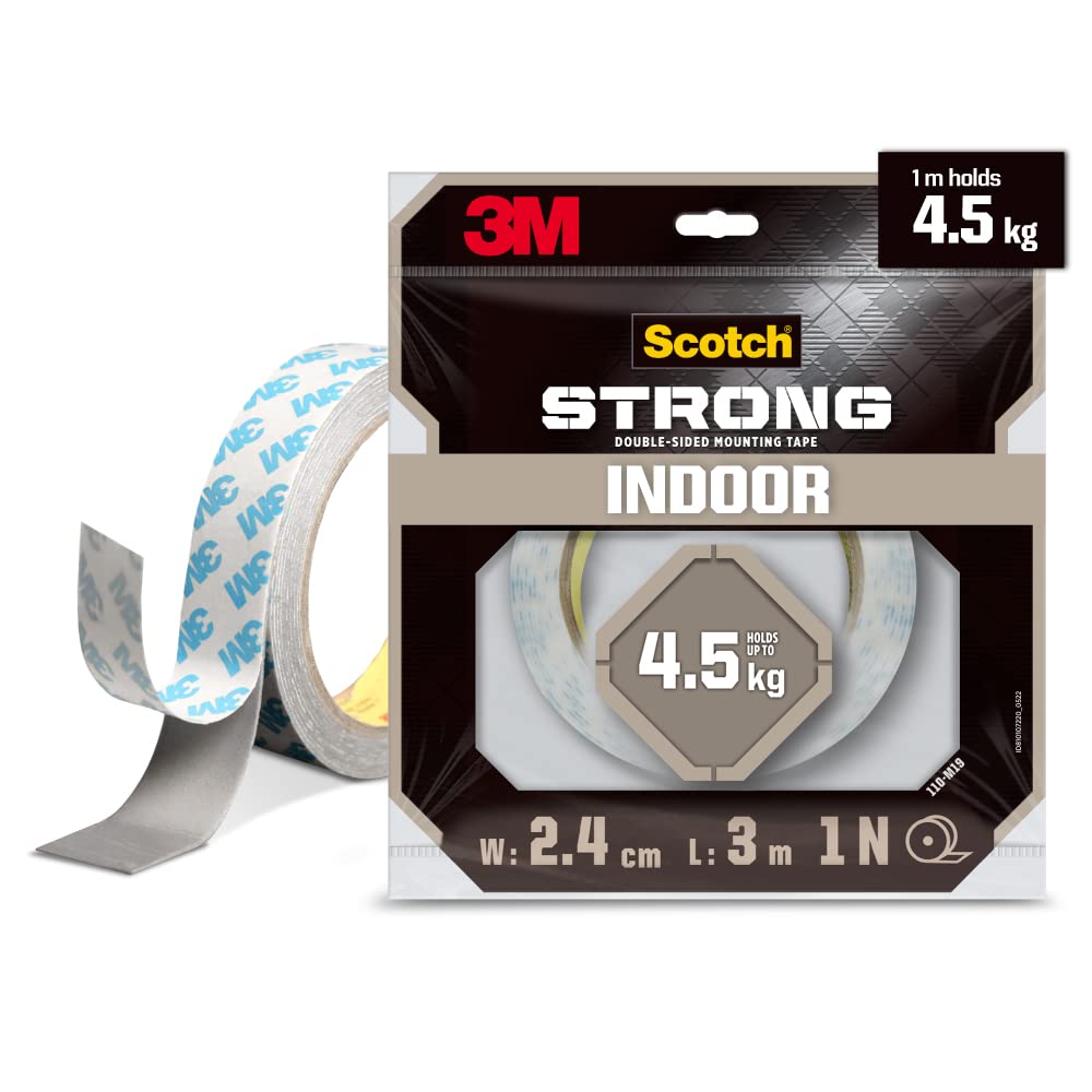 3M Double Sided Tape Black Sticker Adhesive Tape - 50 Meters 3M Double Sided Tape Black Sticker Adhesive Tape - 50 Meters